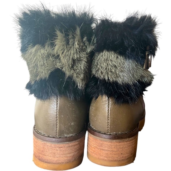 RUDSAK Olive Green with Black Fur Boot - Picture 6 of 6